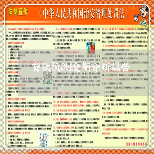 贷款预测逾期分析报告 贷款预测逾期分析报告