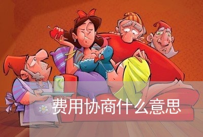 费用协商什么意思/2023061840682