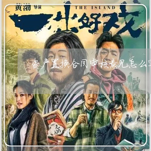 资产置换合同审核意见怎么写/2023022645068 资产置换合同审核意见怎么写/2023022645068