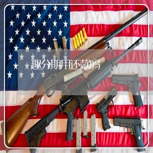 趣分期用还款吗 趣分期用还款吗