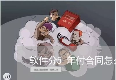 软件分5年付合同怎么写/2023041362514 软件分5年付合同怎么写/2023041362514