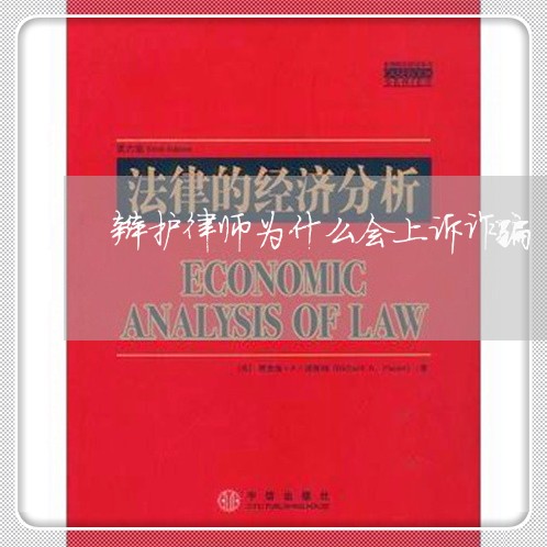 辩护律师为什么会上诉诈骗