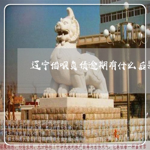辽宁借呗负债逾期有什么后果 辽宁借呗负债逾期有什么后果