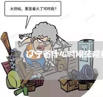 辽宁省什么时候法院垂直领导