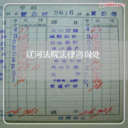 辽河法院法律咨询处 辽河法院法律咨询处