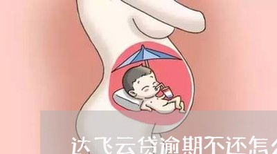 达飞云贷逾期不还怎么办