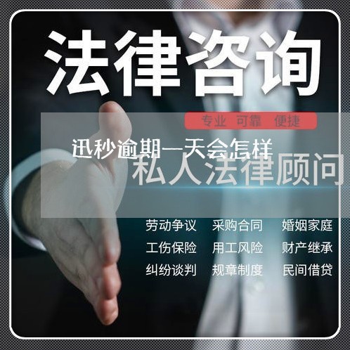 迅秒逾期一天会怎样 迅秒逾期一天会怎样
