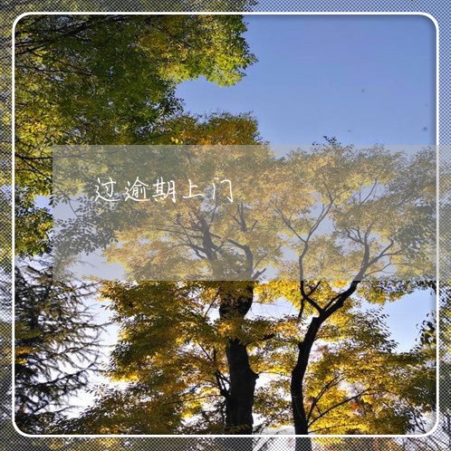 过逾期上门