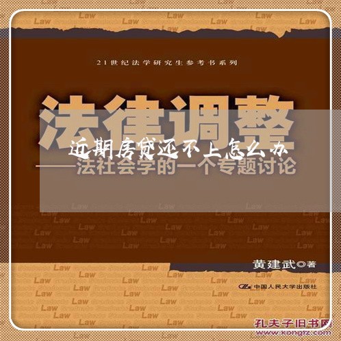 近期房贷还不上怎么办/2023041647150