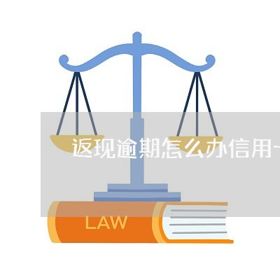 返现逾期怎么办信用卡分期