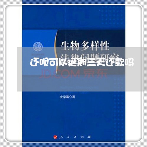 还呗可以延期三天还款吗/2023020526178