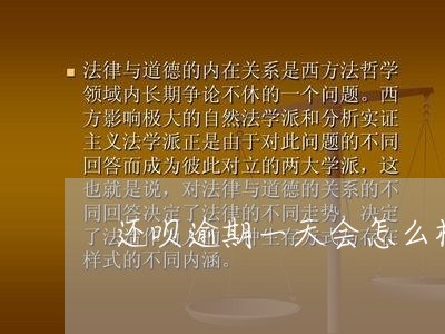 还呗逾期一天会怎么样吗/2023120960272