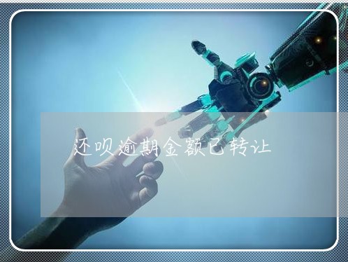 还呗逾期金额已转让 还呗逾期金额已转让