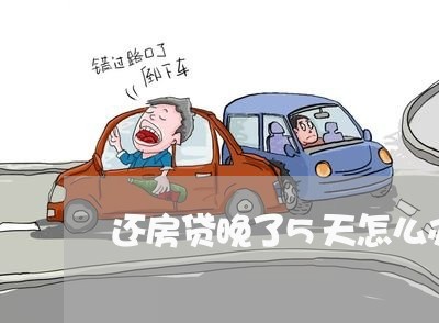 还房贷晚了5天怎么办/2023041716050