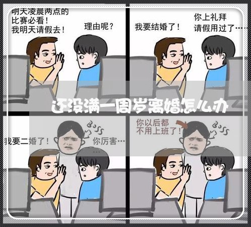 还没满一周岁离婚怎么办
