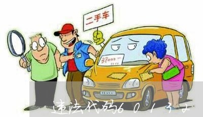 违法代码60132