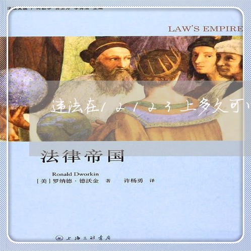 违法在12123上多久可以看到