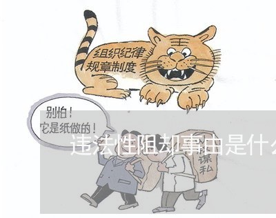 违法性阻却事由是什么