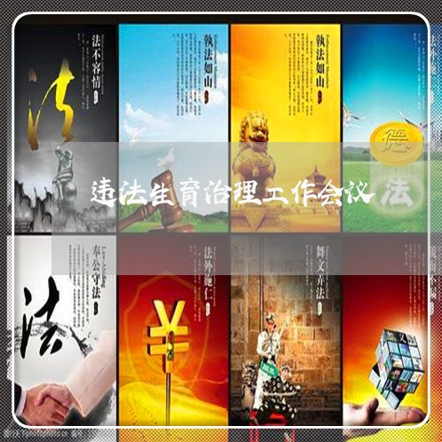 违法生育治理工作会议 违法生育治理工作会议