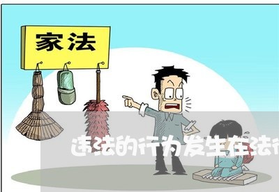 违法的行为发生在法律发布前 违法的行为发生在法律发布前