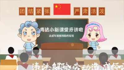 违法解除劳动造成经济损失包括 违法解除劳动造成经济损失包括