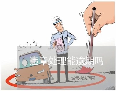 违章处理能逾期吗 违章处理能逾期吗
