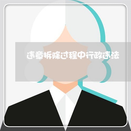 违章拆除过程中行政违法 违章拆除过程中行政违法