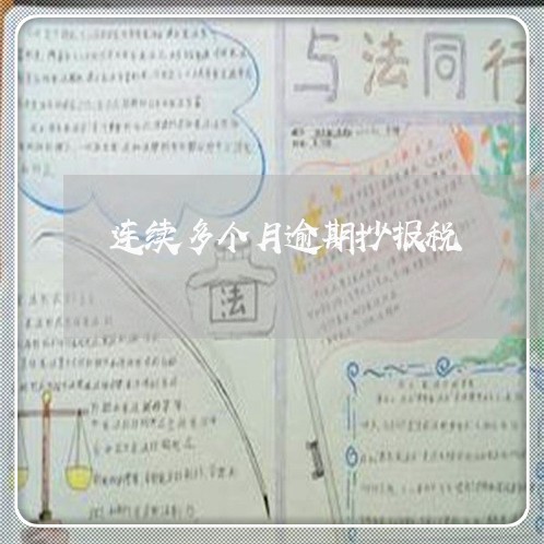 连续多个月逾期抄报税