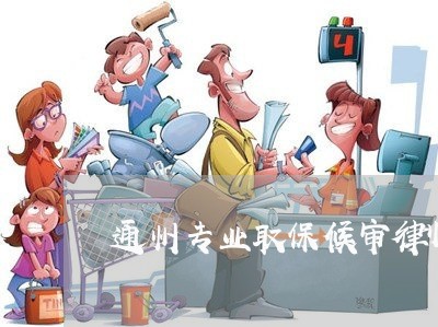 通州专业取保候审律师哪家强