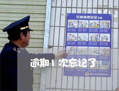 逾期1次忘记了