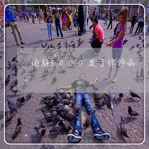 逾期3000发了律师函