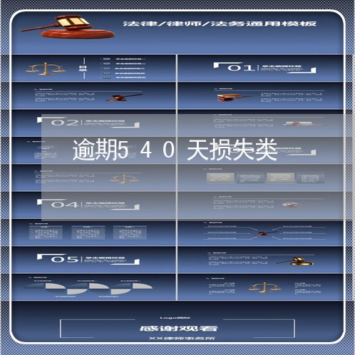 逾期540天损失类