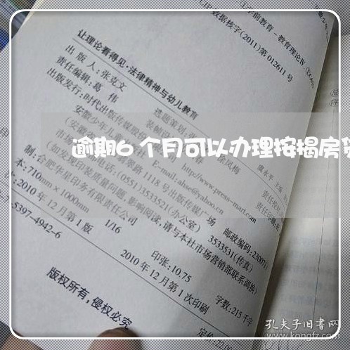 逾期6个月可以办理按揭房贷吗 逾期6个月可以办理按揭房贷吗