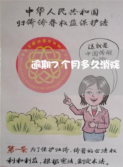 逾期7个月多久消除