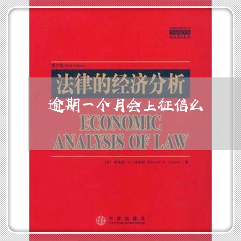 逾期一个月会上征信么