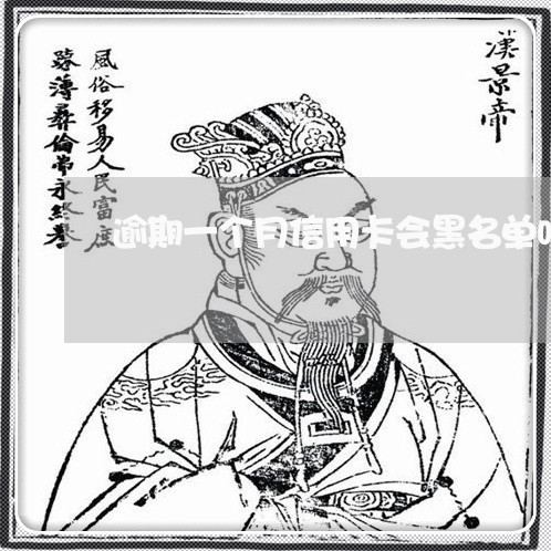 逾期一个月信用卡会黑名单吗 逾期一个月信用卡会黑名单吗
