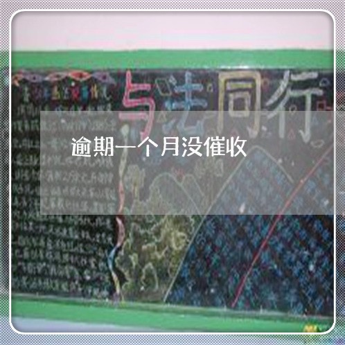 逾期一个月没催收 逾期一个月没催收