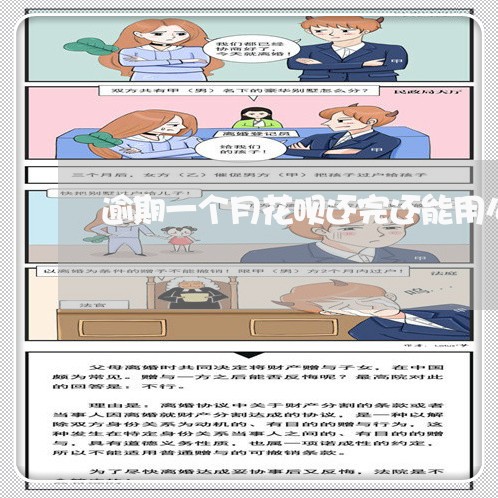 逾期一个月花呗还完还能用么