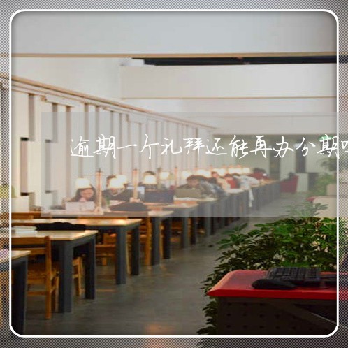 逾期一个礼拜还能再办分期吗