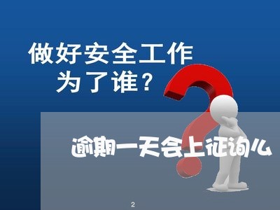 逾期一天会上征询么