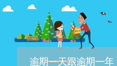 逾期一天跟逾期一年 逾期一天跟逾期一年