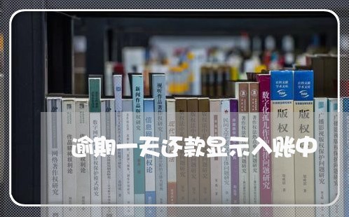 逾期一天还款显示入账中 逾期一天还款显示入账中