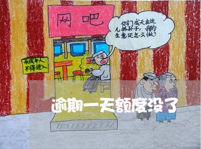 逾期一天额度没了