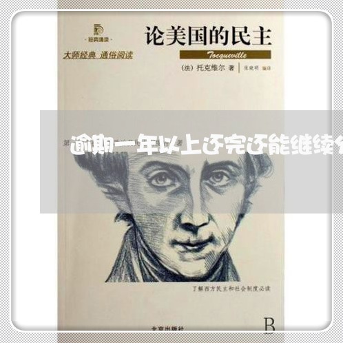 逾期一年以上还完还能继续分期嘛 逾期一年以上还完还能继续分期嘛