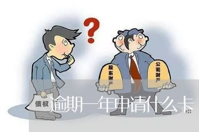 逾期一年申请什么卡