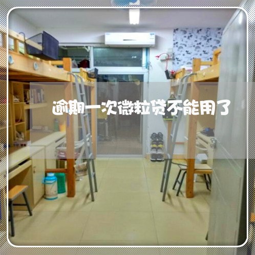 逾期一次微粒贷不能用了 逾期一次微粒贷不能用了