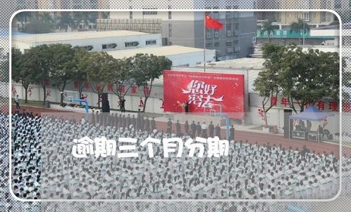 逾期三个月分期