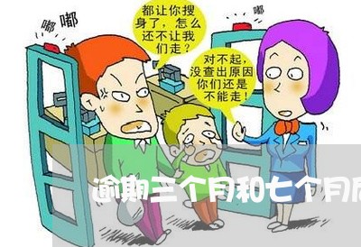 逾期三个月和七个月后果一样吗