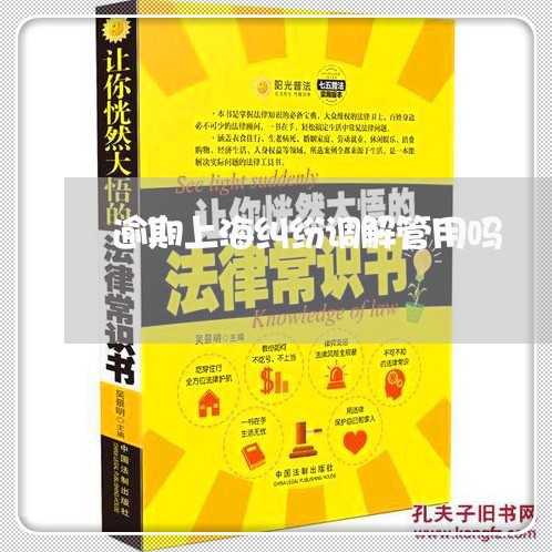 逾期上海纠纷调解管用吗 逾期上海纠纷调解管用吗