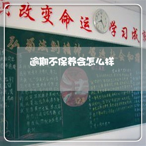 逾期不保养会怎么样